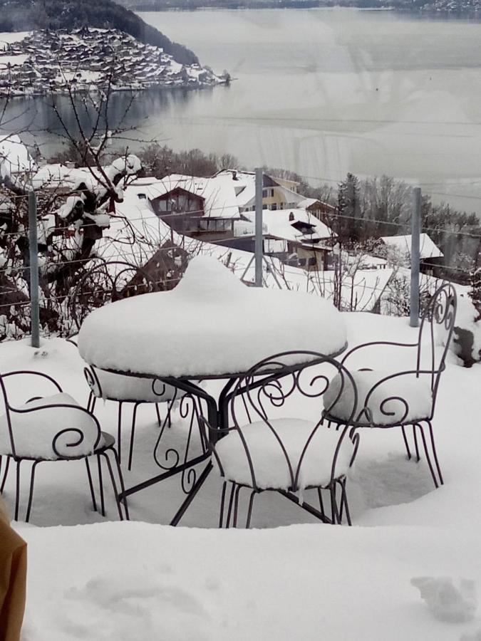 Moderne Unterkunft Mit Panoramablick Auf Thunersee Krattigen エクステリア 写真
