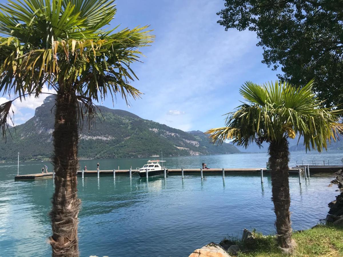 Moderne Unterkunft Mit Panoramablick Auf Thunersee Krattigen エクステリア 写真